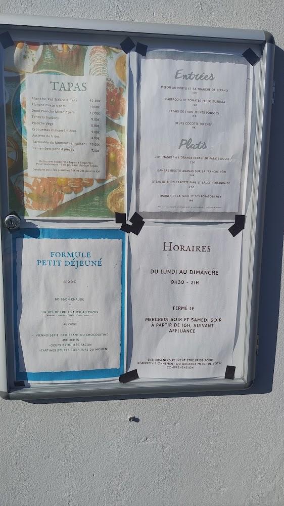 A La Bonne Table - Menu Image 3